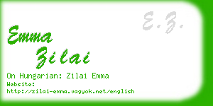 emma zilai business card